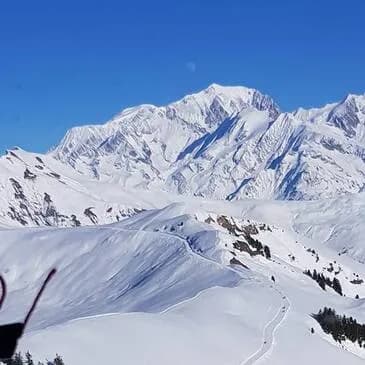 Baptême en hélicoptère autour d’Annecy - Survol Lac et Mont Blanc - vue 2