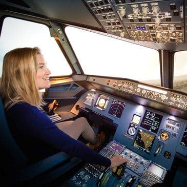 Simulateur d'avion de ligne à Aix en Provence près de Marseille - vue 2