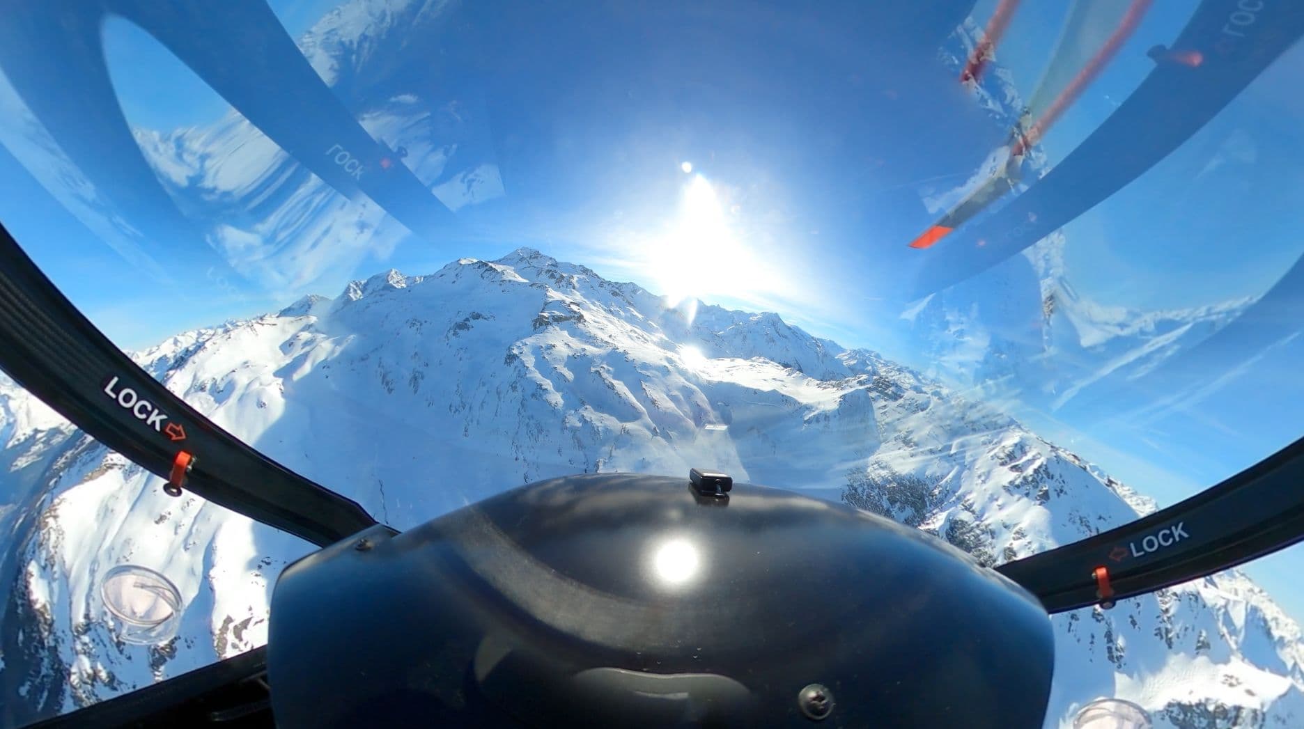Vol en hélicoptère au départ d'Albertville - vue 3