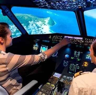 Simulateur d'avion de ligne prés de Roissy CDG - vue 4
