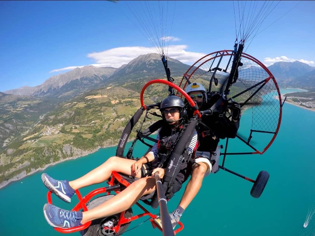 Vol découverte en paramoteur lac de Serre-Ponçon (05) - vue 8