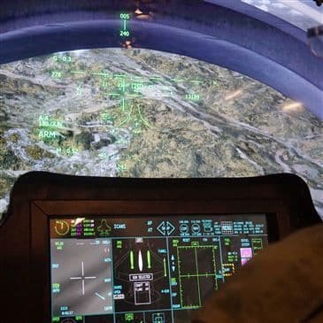 Pilotage en simulateur d’avion de chasse à Toulouse - vue 1