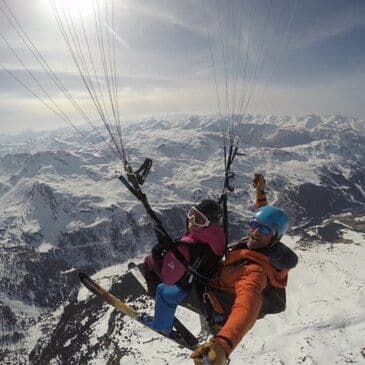 Vol en parapente à skis à Courchevel - vue 4