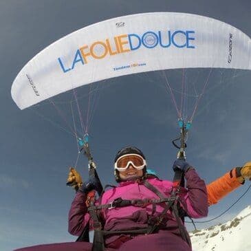 Vol en parapente à skis à Courchevel - vue 3