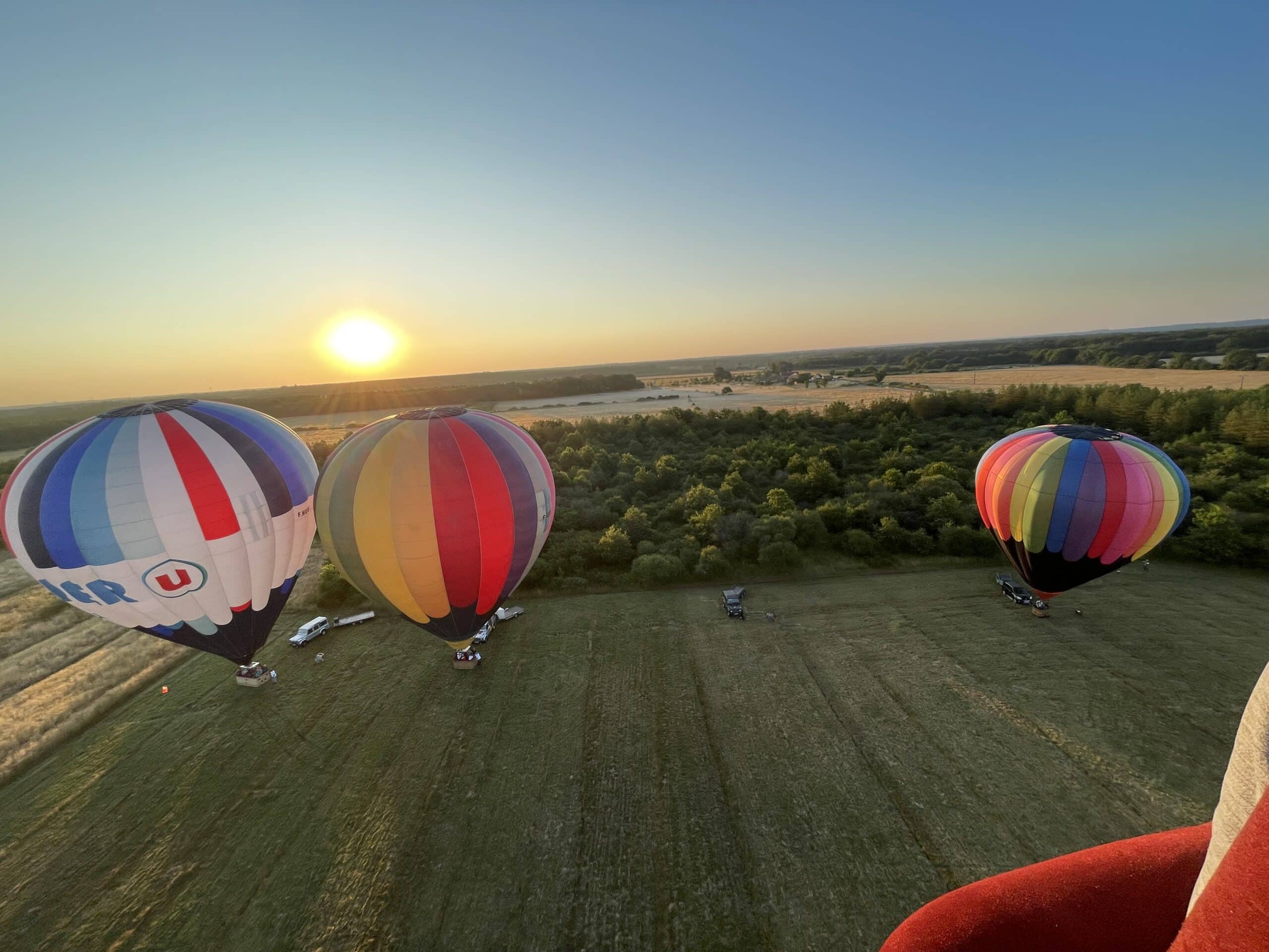 Vol privée gourmand à 2 en montgolfière aux châteaux de la Loire - vue 2