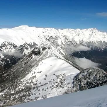 Vol en parapente à skis à Vars dans les Hautes Alpes - vue 3