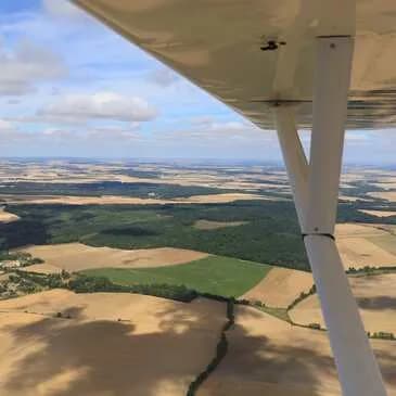 Baptême en ULM 3 axes à Château-Thierry - vue 2