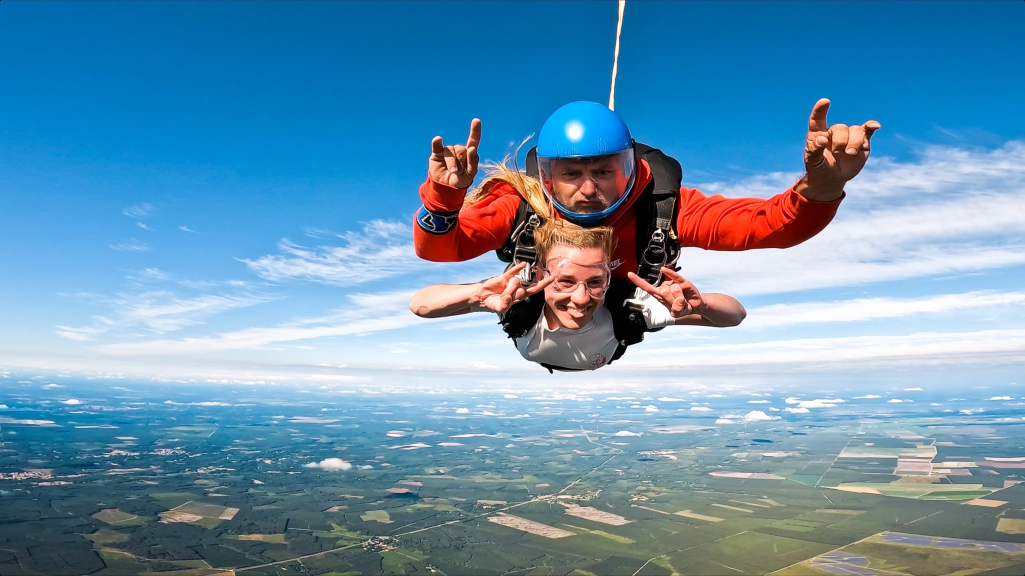 Saut en parachute tandem près de Biscarosse - vue 4