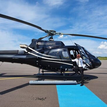 Survol des plages du débarquement en hélicoptère - vue 4