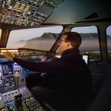 Simulateur d'avion de ligne à Aix en Provence près de Marseille - vue 3