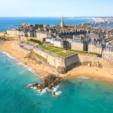 Baptême en hélicoptère au Mont Saint Michel - vue 7