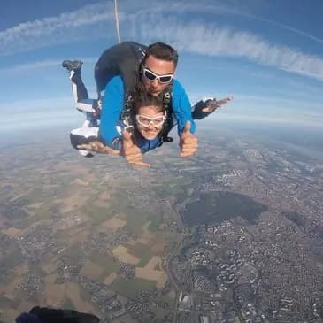 Saut en parachute à Blois - vue 2