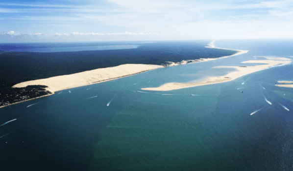 Vol en Hélicoptère Biscarrosse et Arcachon - vue 2