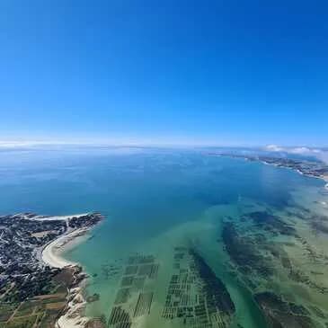 Baptême en paramoteur en Baie de Quiberon - vue 3