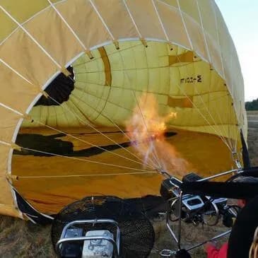 Vol en montgolfière au nord d'Aix en Provence - vue 2