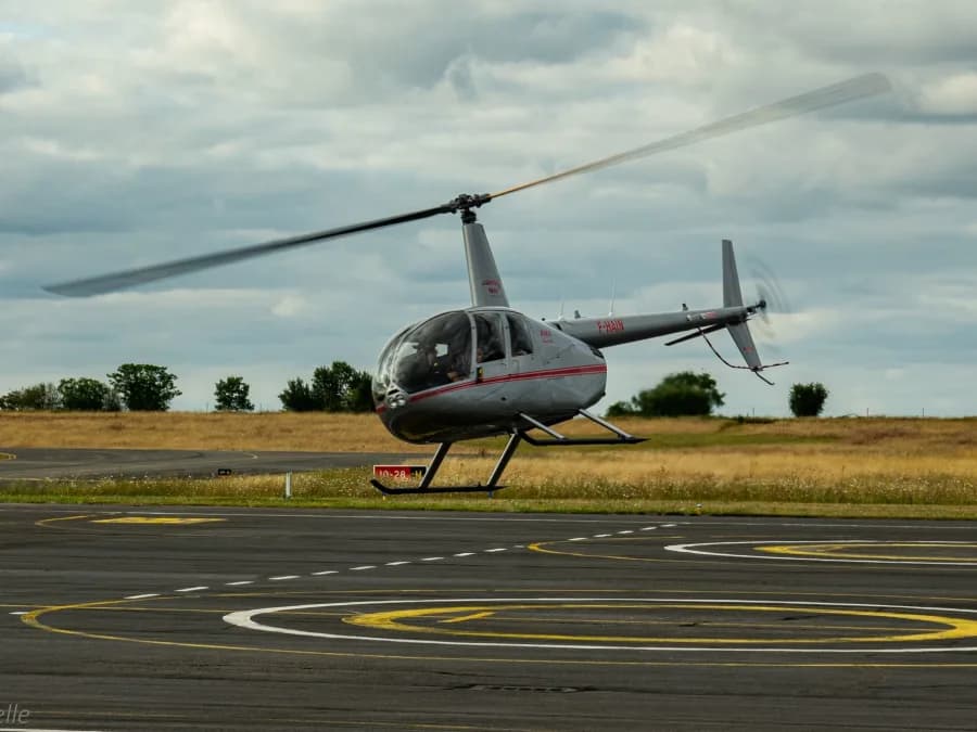 Baptême en hélicoptère au départ de Reims - vue 2