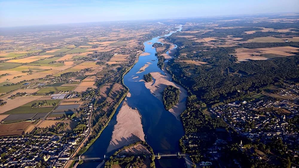 Baptême de l'air en avion autour de la vallée de la Loire et de ses châteaux - vue 2