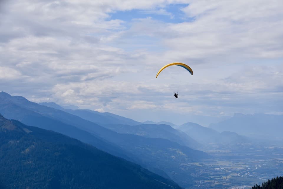 Baptême en parapente dans les Pyrénées - vue 2