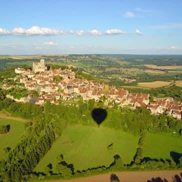 Survol de la Bourgogne en montgolfière - vue 3