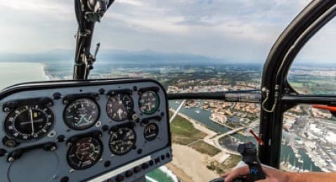 Baptême en hélicoptère à Perpignan - vue 2