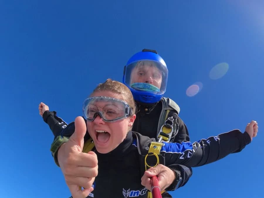 Saut en parachute tandem entre Angers et Le Mans - vue 2