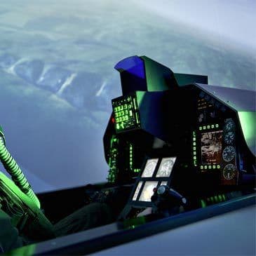 Simulateur de vol en avion de chasse à Lyon - vue 4