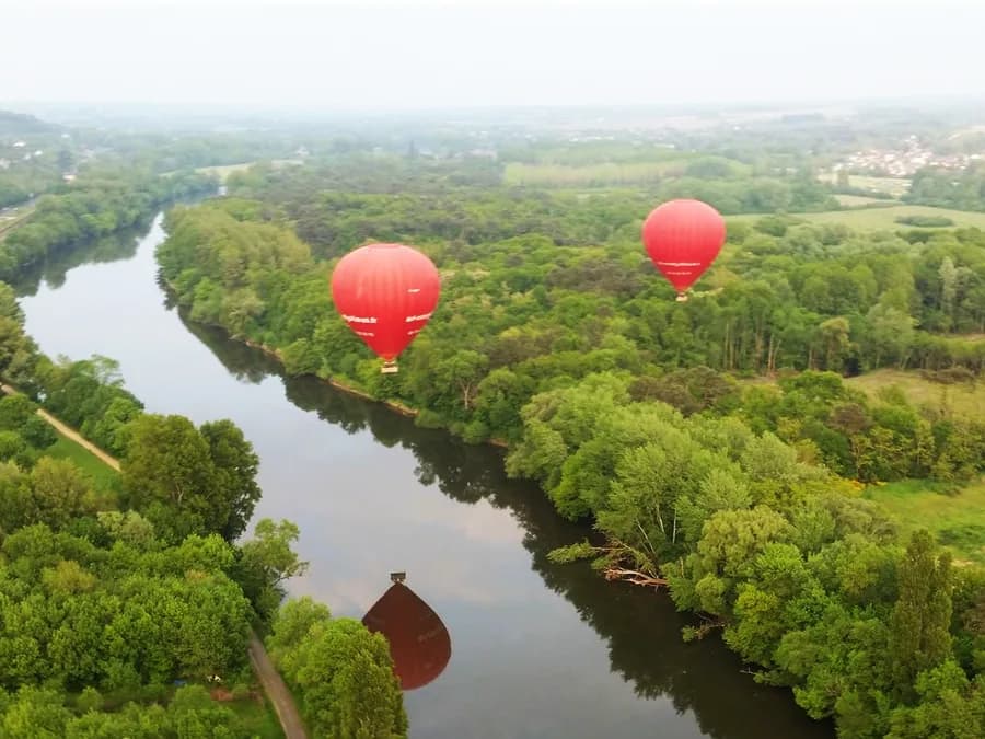 Vol privée en montgolfière près de Châteauroux - vue 6