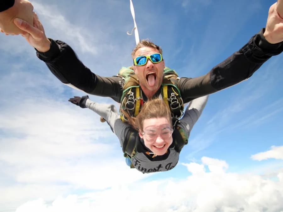 Saut en parachute à Colmar - vue 2