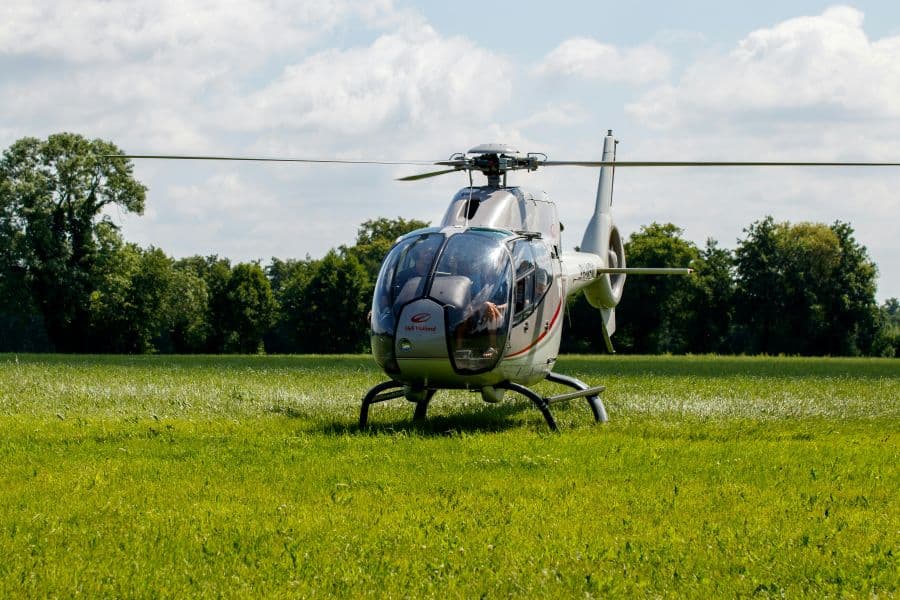 Coavionnage en helicoptère en région Grand Est